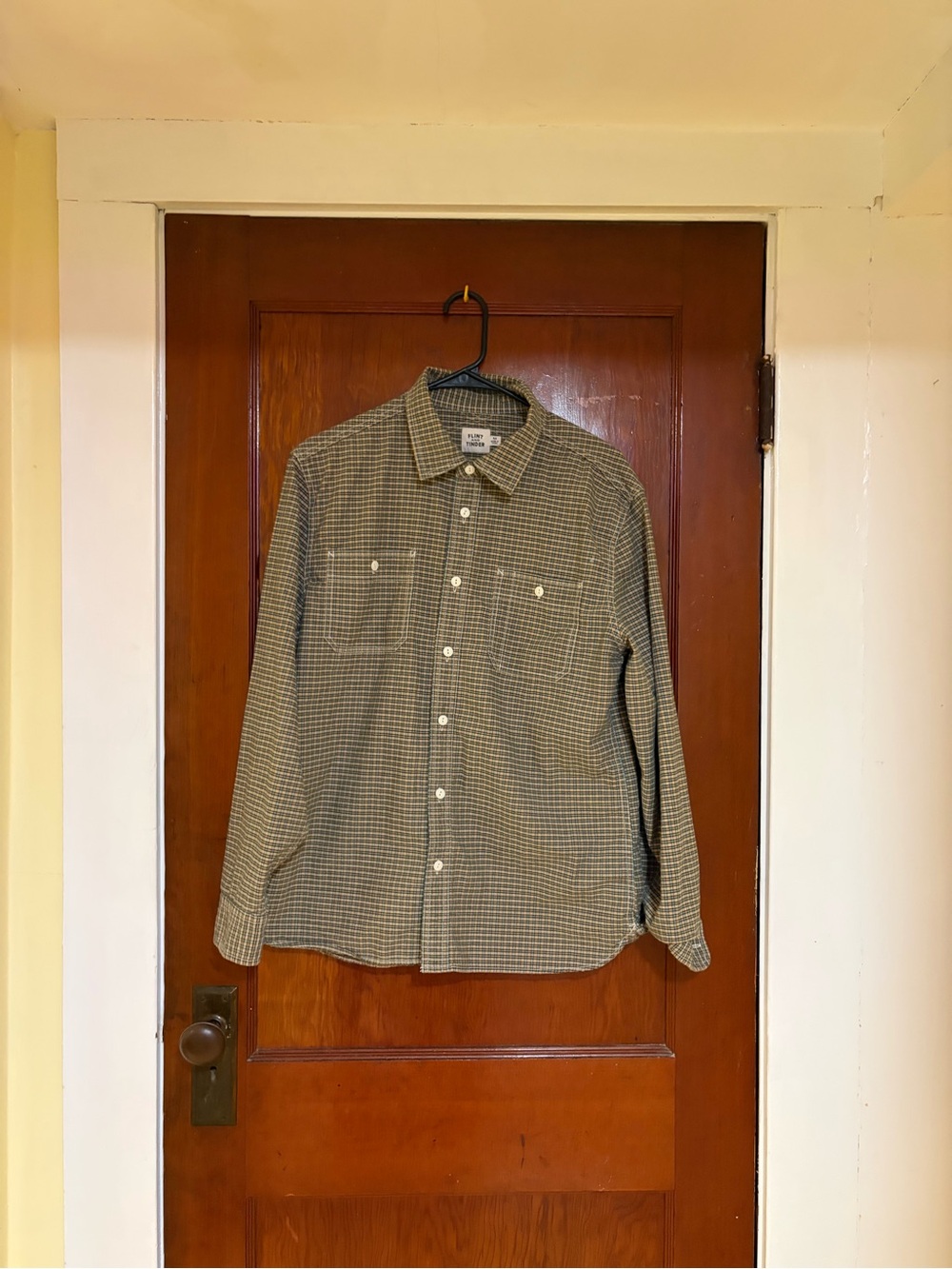 Flint and tinder Brushed Cotton Crossback Work Shirt